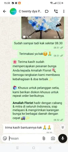 Testimonial Standing Flower palu